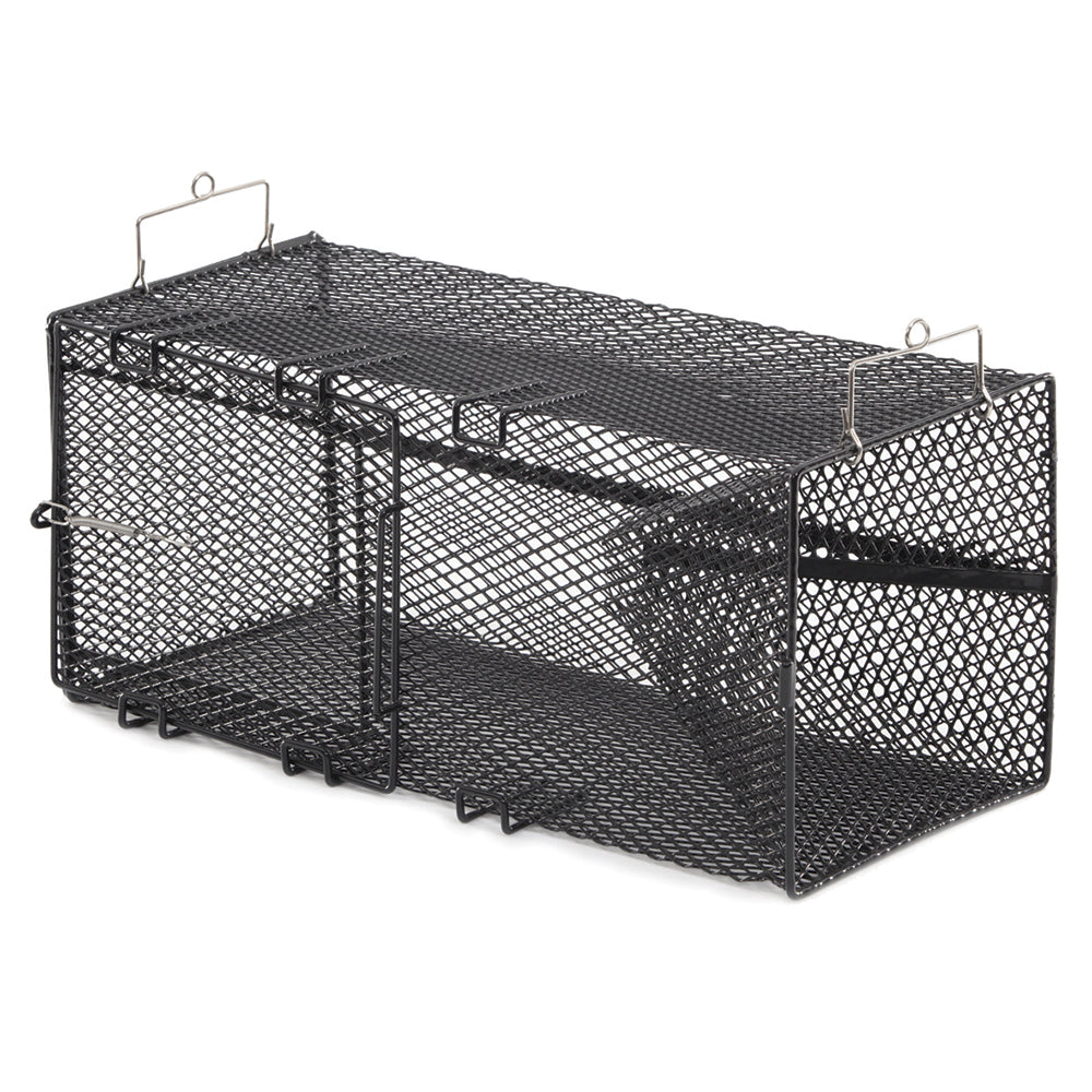 Frabill Black Pinfish Rectangular Trap – 18″ x 12″ x 8″ [1264] Fashion
