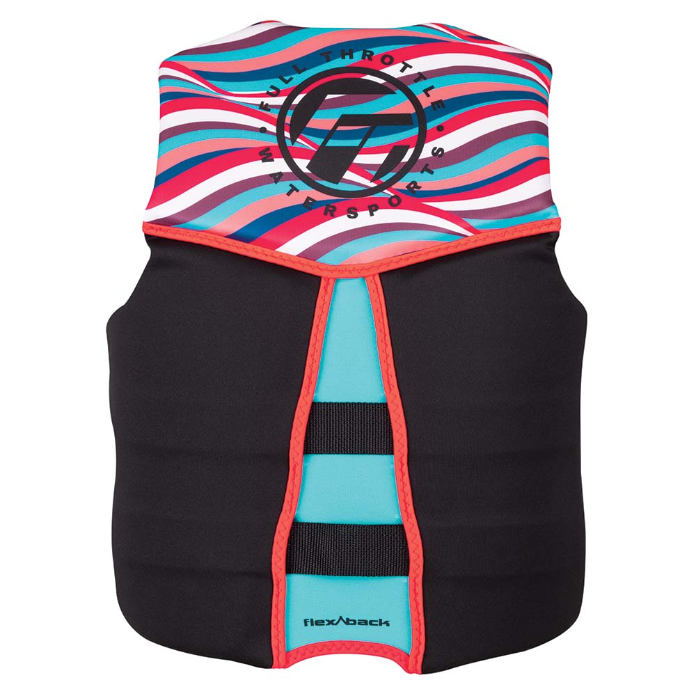 Full Throttle Womens Rapid-Dry Flex-Back Life Jacket – Womens S – Pink/Black [142500-105-820-22] Online Sale