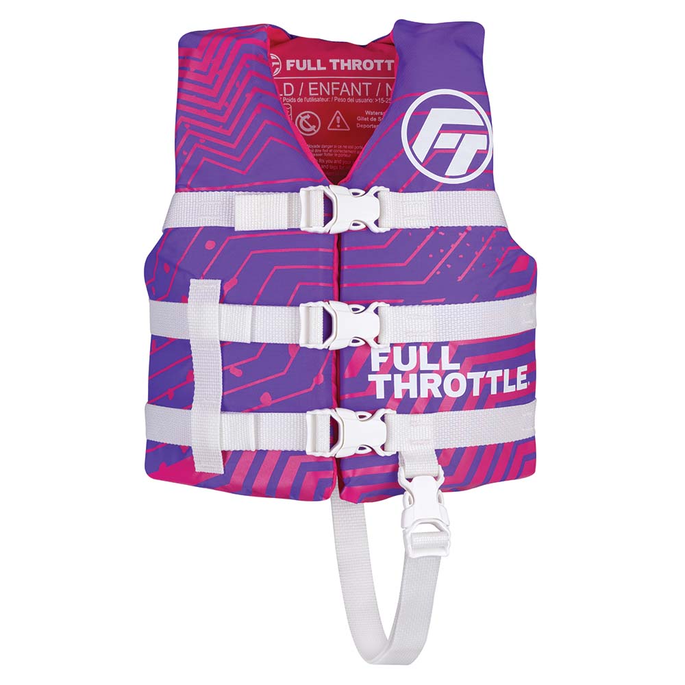 Full Throttle Child Nylon Life Jacket – Purple [112200-600-001-22] Online