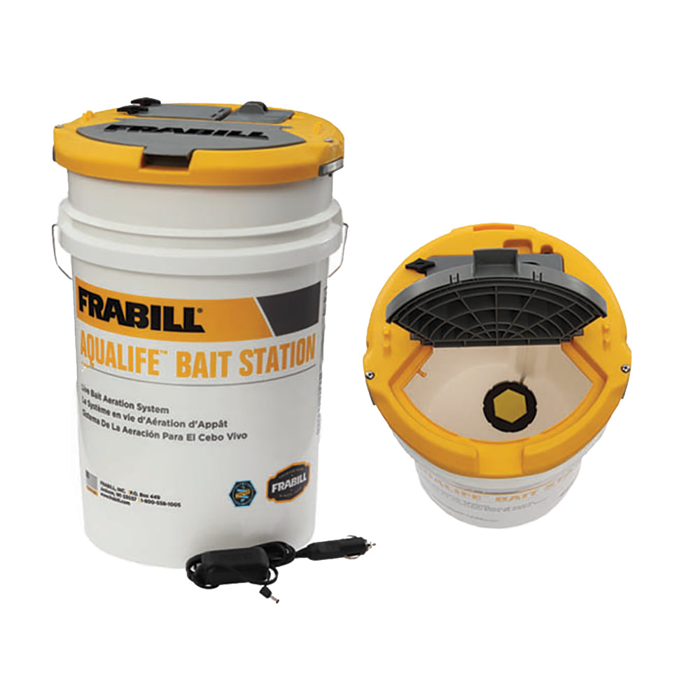 Frabill Aqua-Life Bait Station – 6 Gallon Bucket [14691] Fashion
