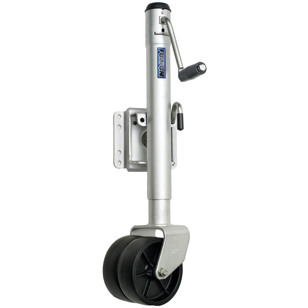 Fulton Dual Wheel 1,500 lbs. Bolt-Thru Swivel Jack [XPD15L0101] Fashion