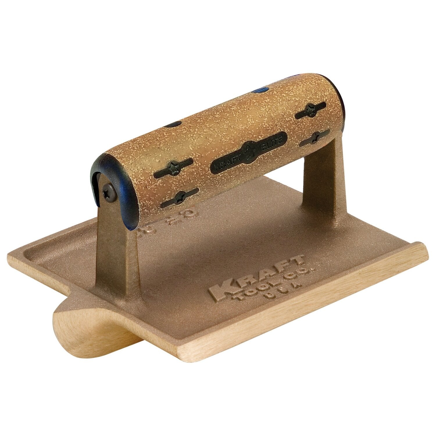 Kraft Tool CFE303K Elite Series 6″ x 4-1/2″ 1/4″R 1/2″D Large Bit Bronze Groover with Cork Handle on Sale