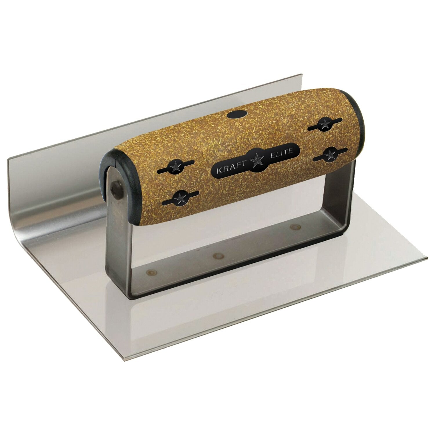 Kraft Tool CFE249K 6″ x 6″ 3/4″R Elite Series Five Star Inside Curb & Sidewalk Tool with Cork Handle Fashion