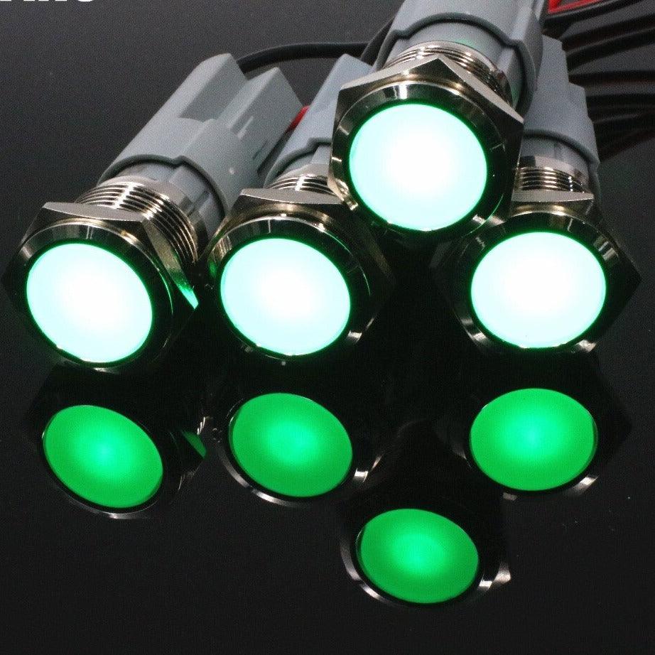 EARU -10pcs 16mm 19mm Stainless Steel Push Button Switch Momentary Reset Online Sale