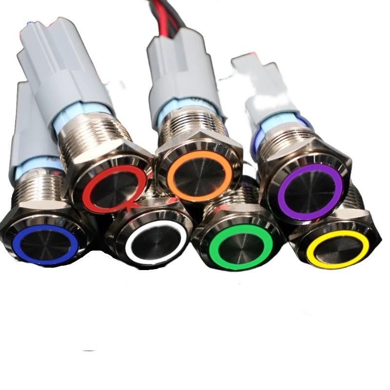 EARU -16mm Waterproof Power Press Metal Push Button Switch Online