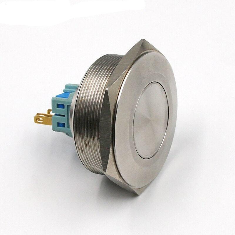 EARU -1pc 25mm Metal Stainless Steel Waterproof Momentary Push Button Switch Supply
