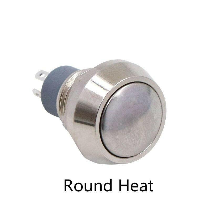 EARU -12mm 1NO 1NC Momentary Self-reset Metal Push Button Switch on Sale