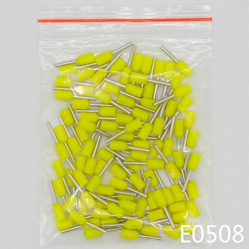 E0508 Tube insulating Insulated terminals 0.5MM2 Cable Wire Connector Insulating Crimp Terminal 100PCS/Pack Connector E- on Sale