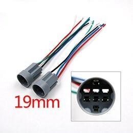 EARU -1pc 19mm Power Black Waterproof Latching Self-locking Fix Metal Push Button Switch Online Sale