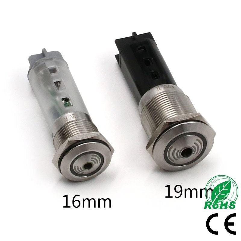 EARU -1pc 16mm 19mm 22mm Metal Buzzer Indicator with Red LED Lamp Online Sale