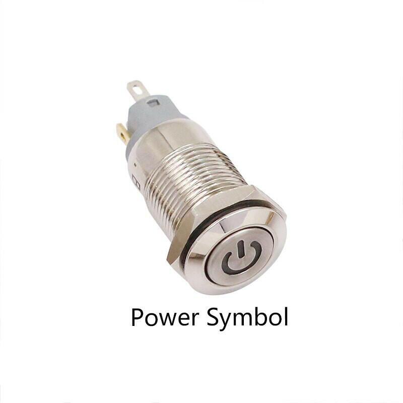 EARU -12mm Instantaneous Latching Flat Metal Switch Waterproof Fashion