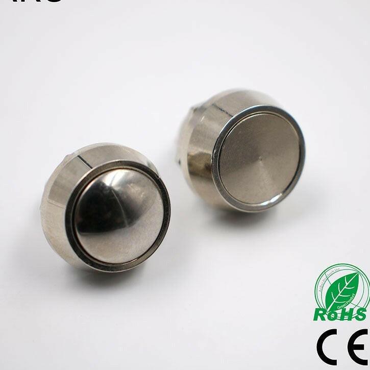EARU -12mm Metal Push Botton Switch Momentary Reset 1NO Online Sale