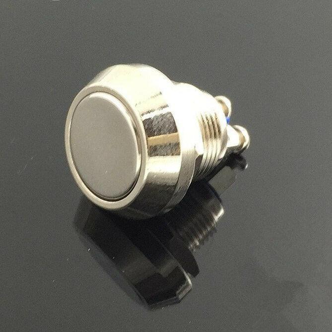 EARU -12mm Metal Push Botton Switch Momentary Reset 1NO Online Sale