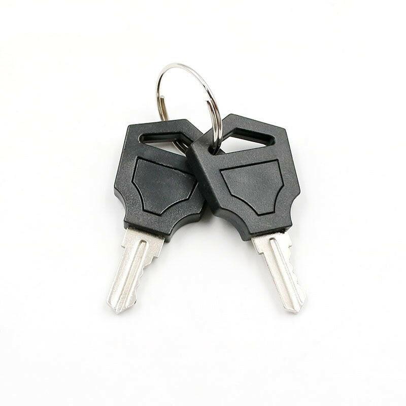 EARU -12mm Zinc Alloy Electronic Key Switch Tubular Terminals+2 Keys 2 Position Fashion