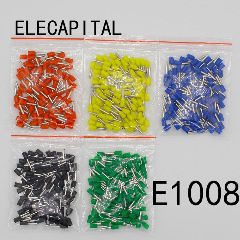 E1008 Tube insulating Insulated terminals 100PCS/Pack 1MM2 Cable Wire Connector Insulating Crimp Terminal Connector E- Discount