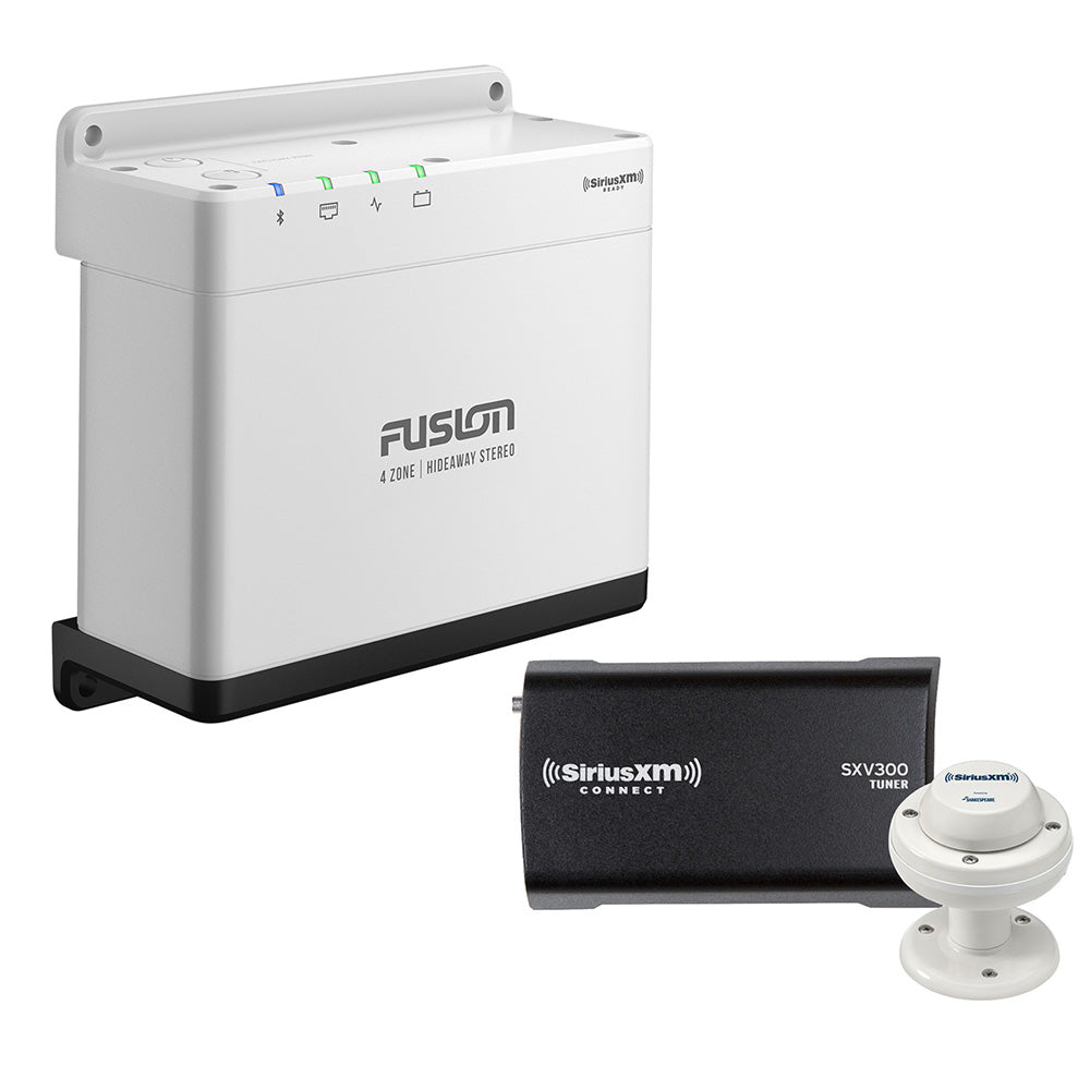 Fusion MS-WB675 Marine Hideaway Stereo w/SiriusXM SXV300 Connect Tuner  Marine/RV Antenna [010-02346-50/SXM] Discount