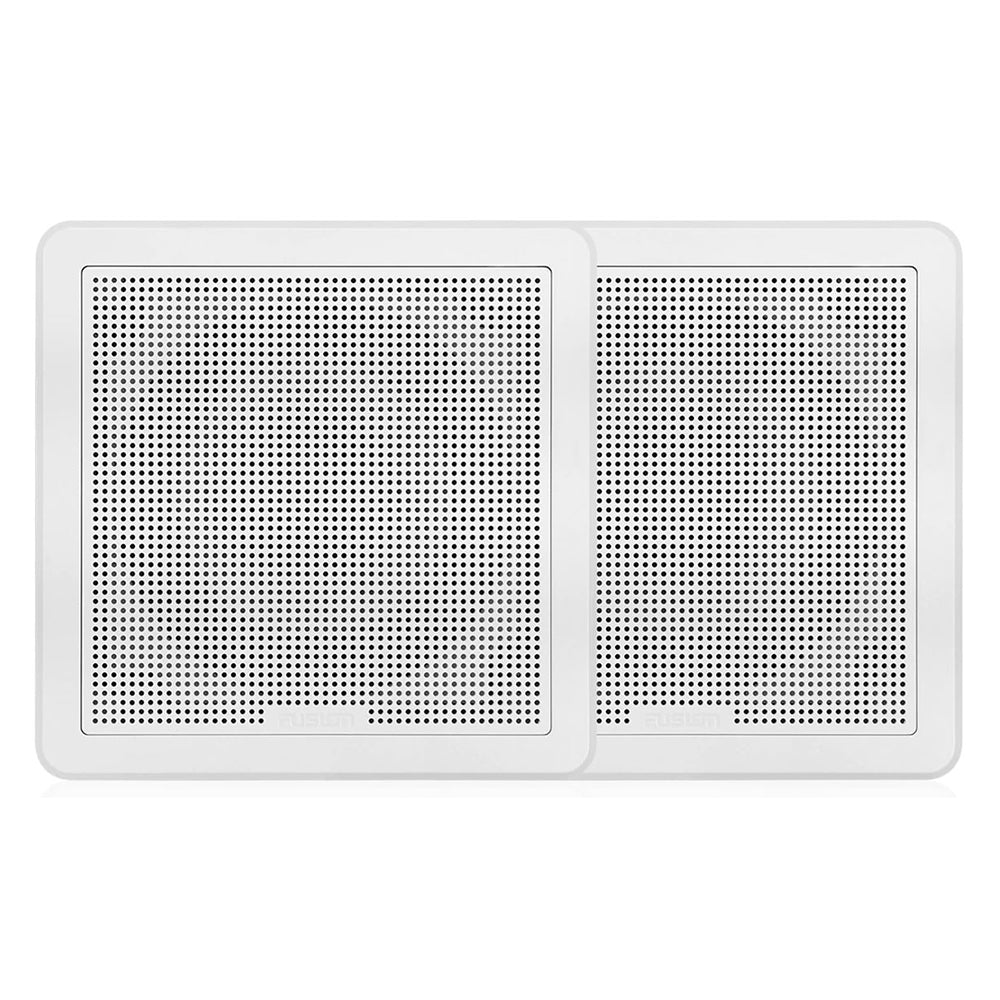 Fusion FM-F77SW FM Series 7.7″ Flush Mount Square Marine Speakers – White Grill – 200W [010-02300-10] Online