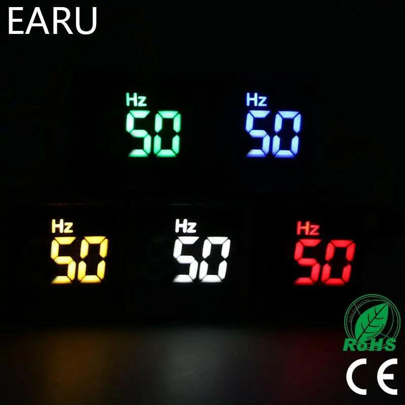 EARU- 22MM Digital Hertz Frequency Meters| Monitor 20-75HZ Fashion