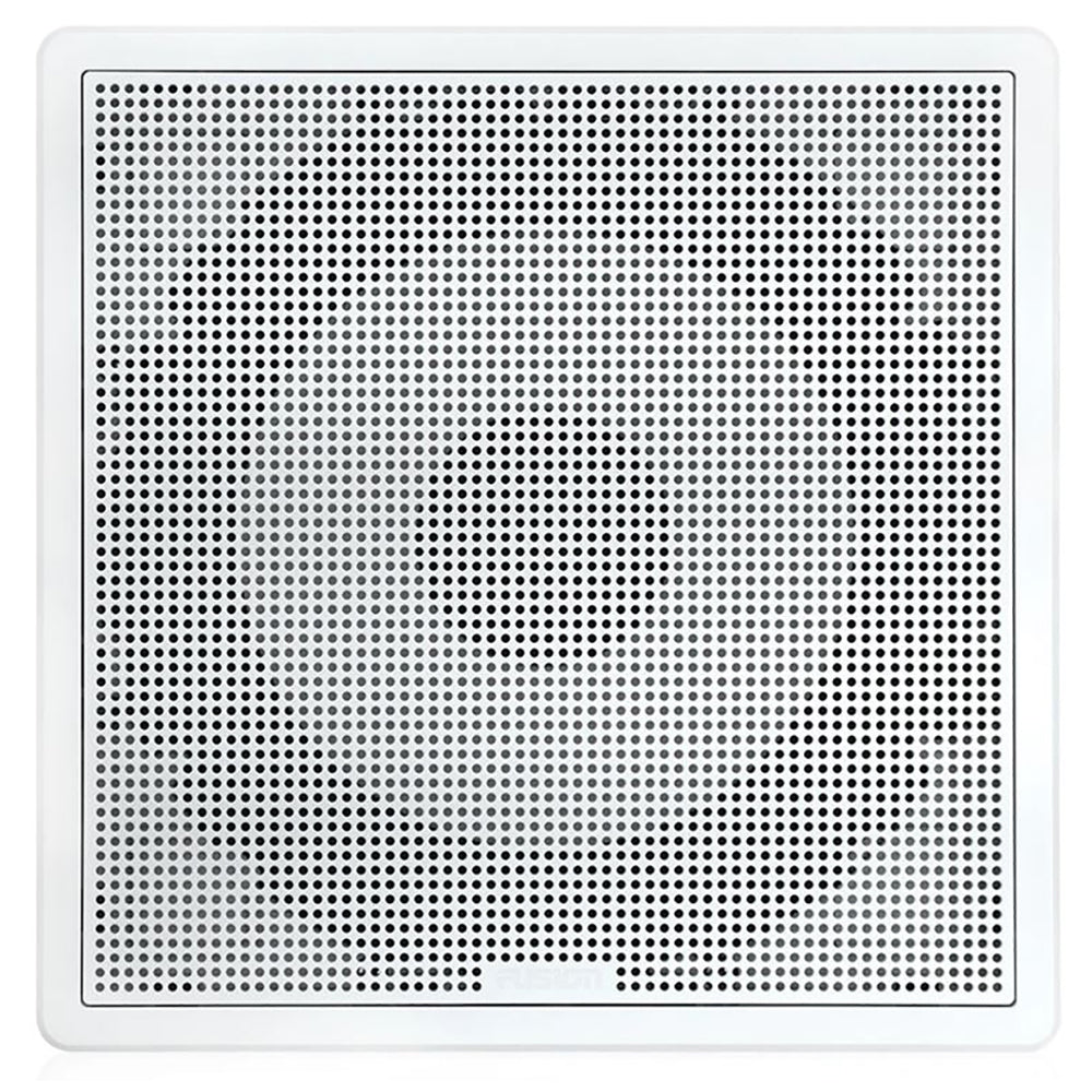 Fusion FM-S10SW FM Series 10″ 400W Flush Mount Marine Subwoofer – Square Grill – White [010-02301-10] Hot on Sale