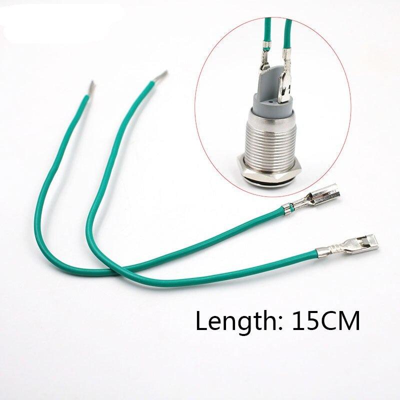 EARU- 6mm LED Metal Indicator Light Waterproof IP67 Signal Lamp 3V 5V 6V 9V 12V 24V 110V 220v Red Yellow Blue Green White Pilot Seal Discount
