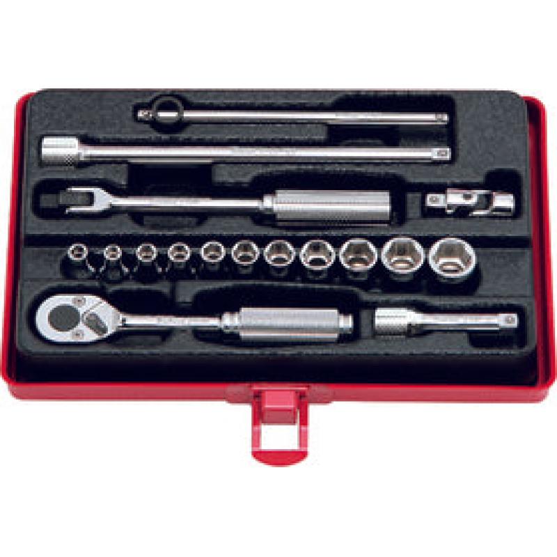 Ko-Ken 2261M 1/4 Sq. Dr. Socket set 6 point 17 pieces Online