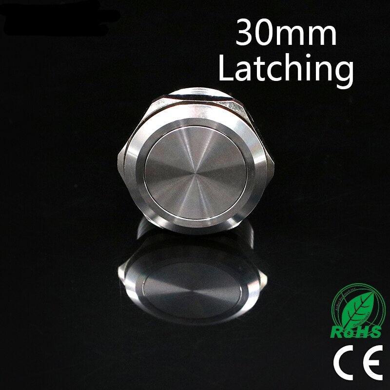EARU -30mm Metal Latching Push Button Switch Hot on Sale