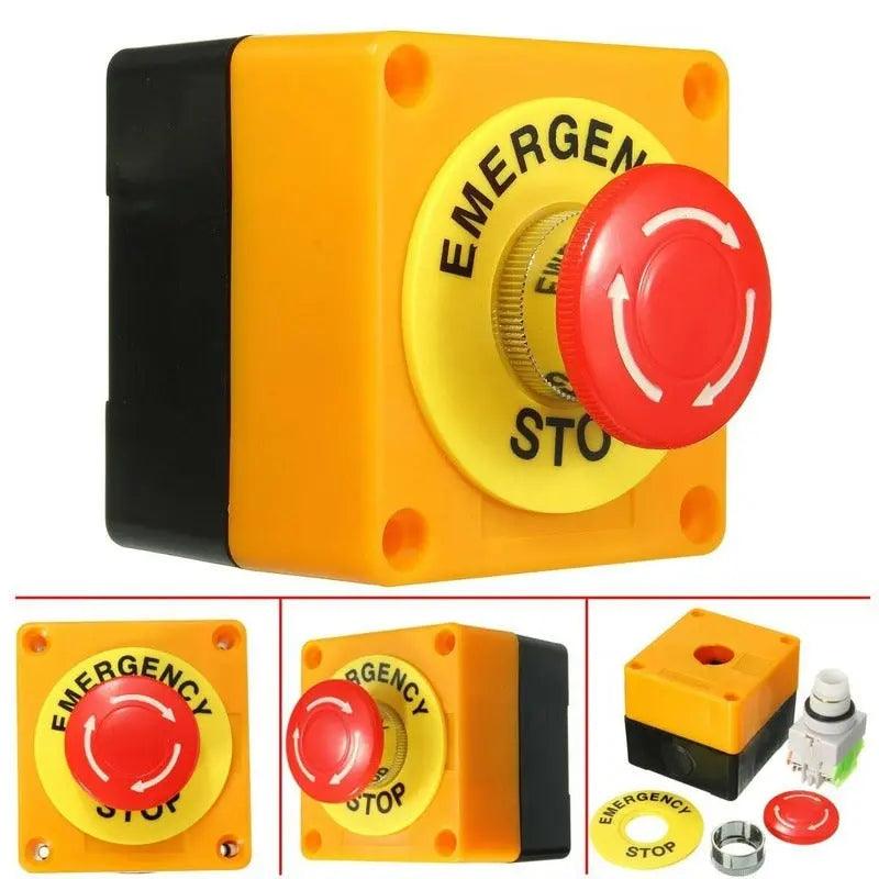 EARU- Emergency Stop Push Button Switch |1NO+1NC 10A Supply