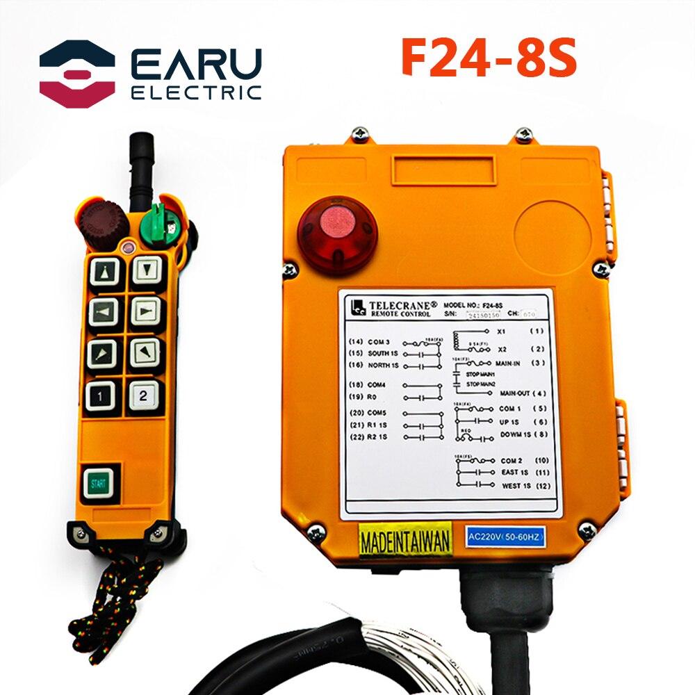 F24-8S Taiwan Single Speed Remote Control Crane Wireless Remote Control Industrial 380V 220V 12V 24V Fashion