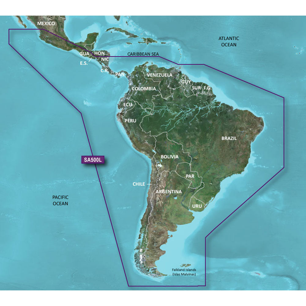 Garmin BlueChart g3 HD – HXSA600X – South America – microSD/SD [010-C1067-20] Fashion