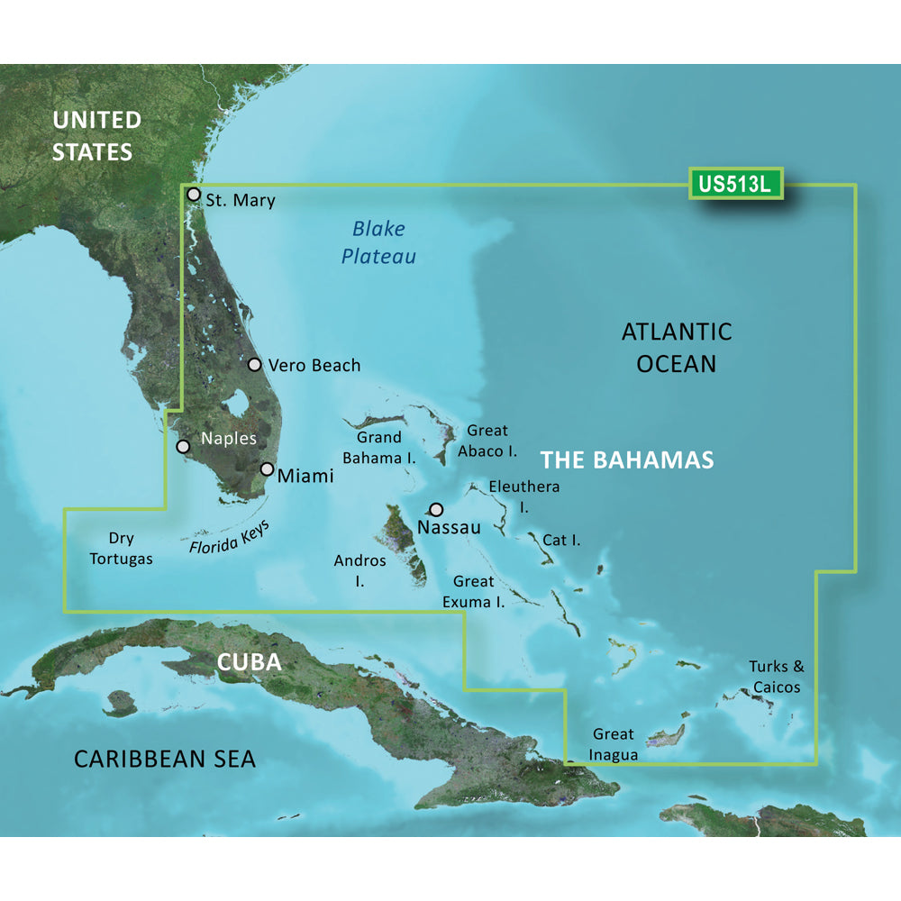 Garmin BlueChart g3 Vision HD – VUS513L – Jacksonville – Bahamas – microSD/SD [010-C0742-00] Sale