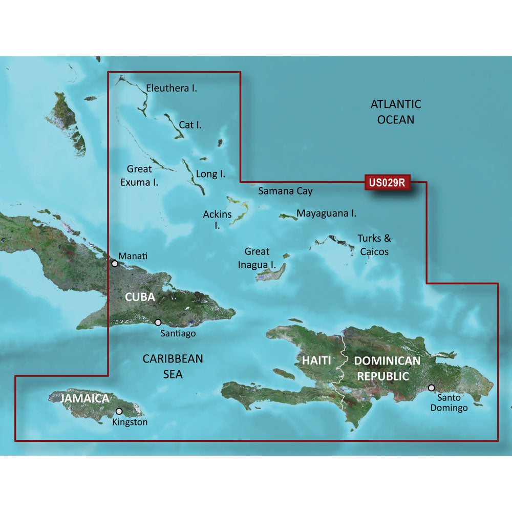 Garmin BlueChart g3 HD – HXUS029R – Southern Bahamas – microSD/SD [010-C0730-20] on Sale