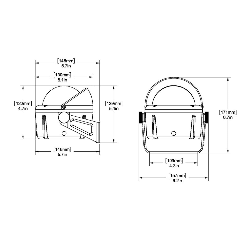 Ritchie HB-741 Helmsman Compass – Bracket Mount – Black [HB-741] Online Hot Sale