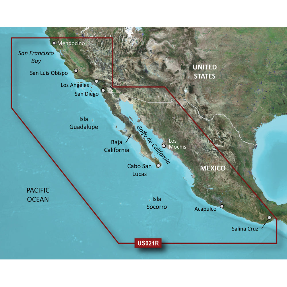 Garmin BlueChart g3 Vision HD – VUS021R – California-Mexico – microSD/SD [010-C0722-00] on Sale