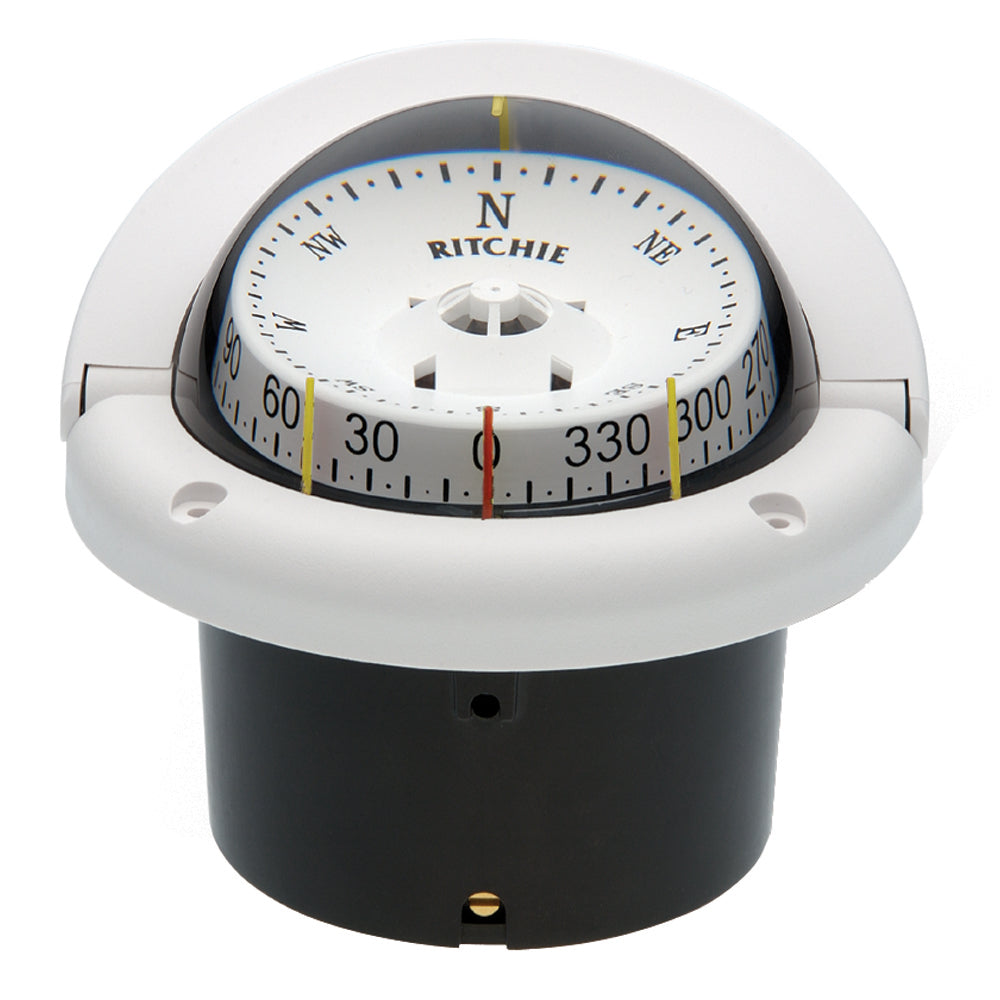 Ritchie HF-743W Helmsman Compass – Flush Mount – White [HF-743W] Online now