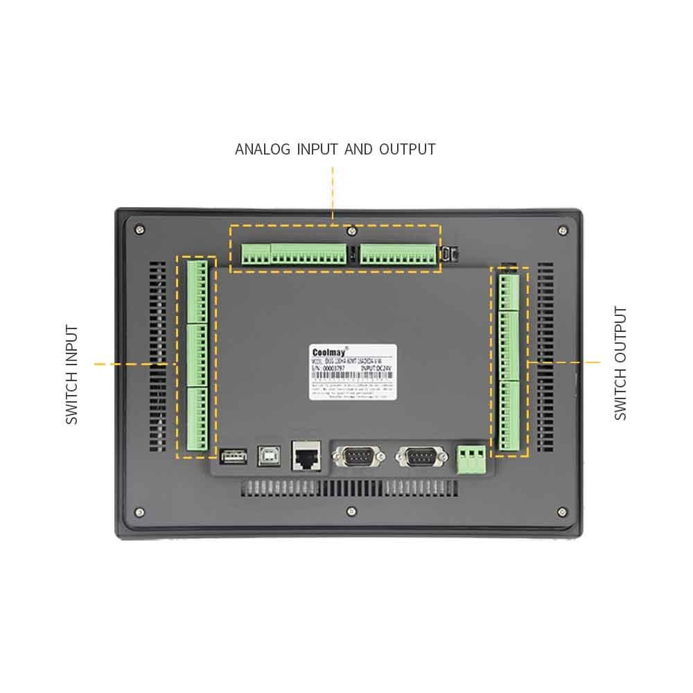 EX3G-100HA | 24DI 24DO Transistor Integrated HMI PLC All in one Fashion