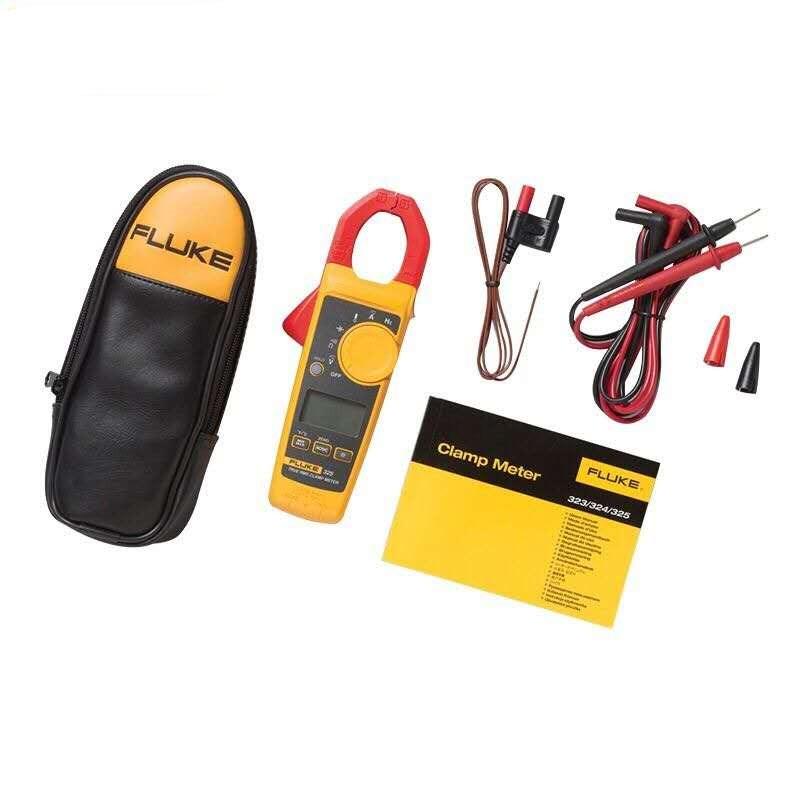 Fluke 325 True-RMS Current Clamp Meter AC DC Current and Voltage Tester Resistor Online Hot Sale