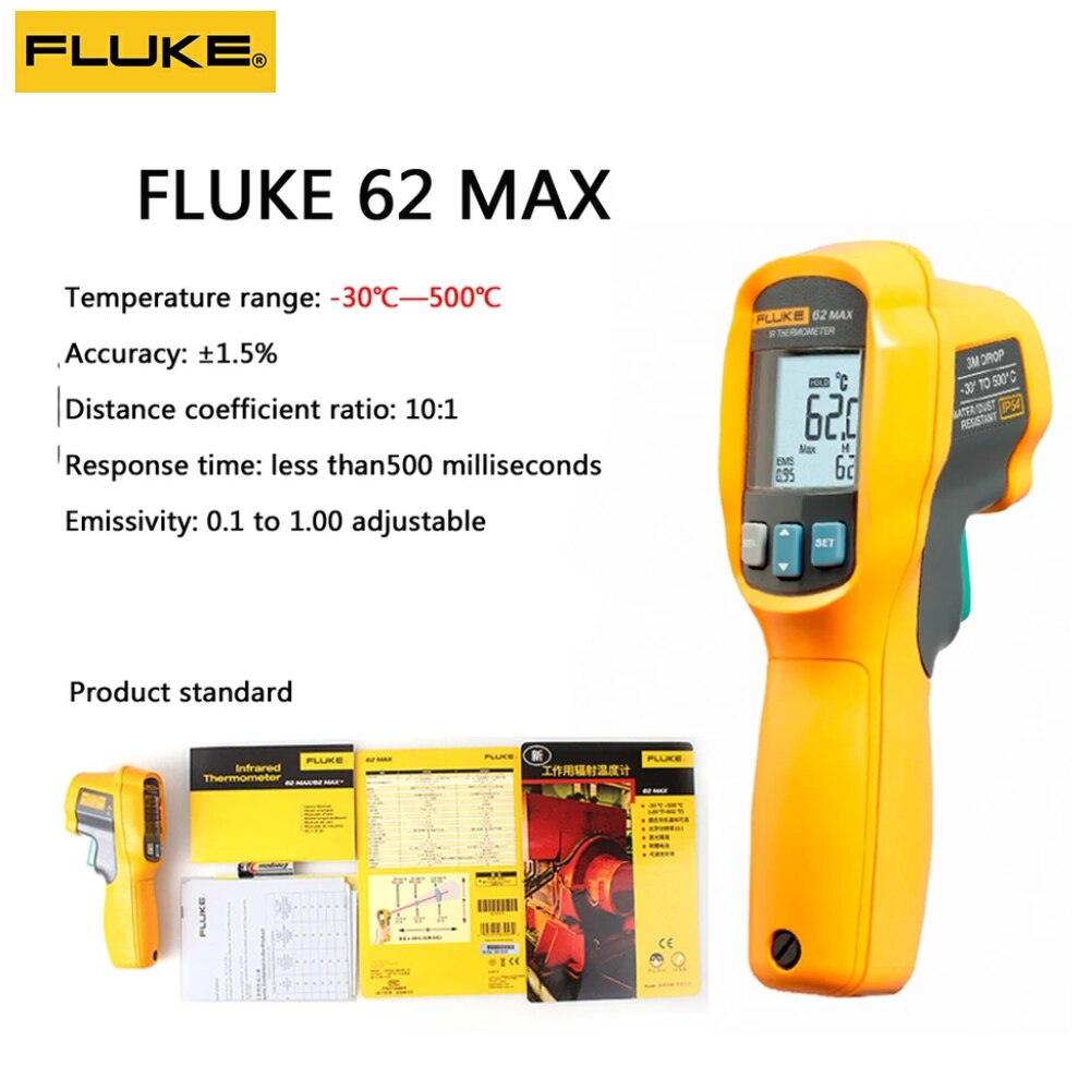 Fluke 62 MAX Plus 62 MAX Mini Infrared Thermometer Non-contact Handheld Online Hot Sale