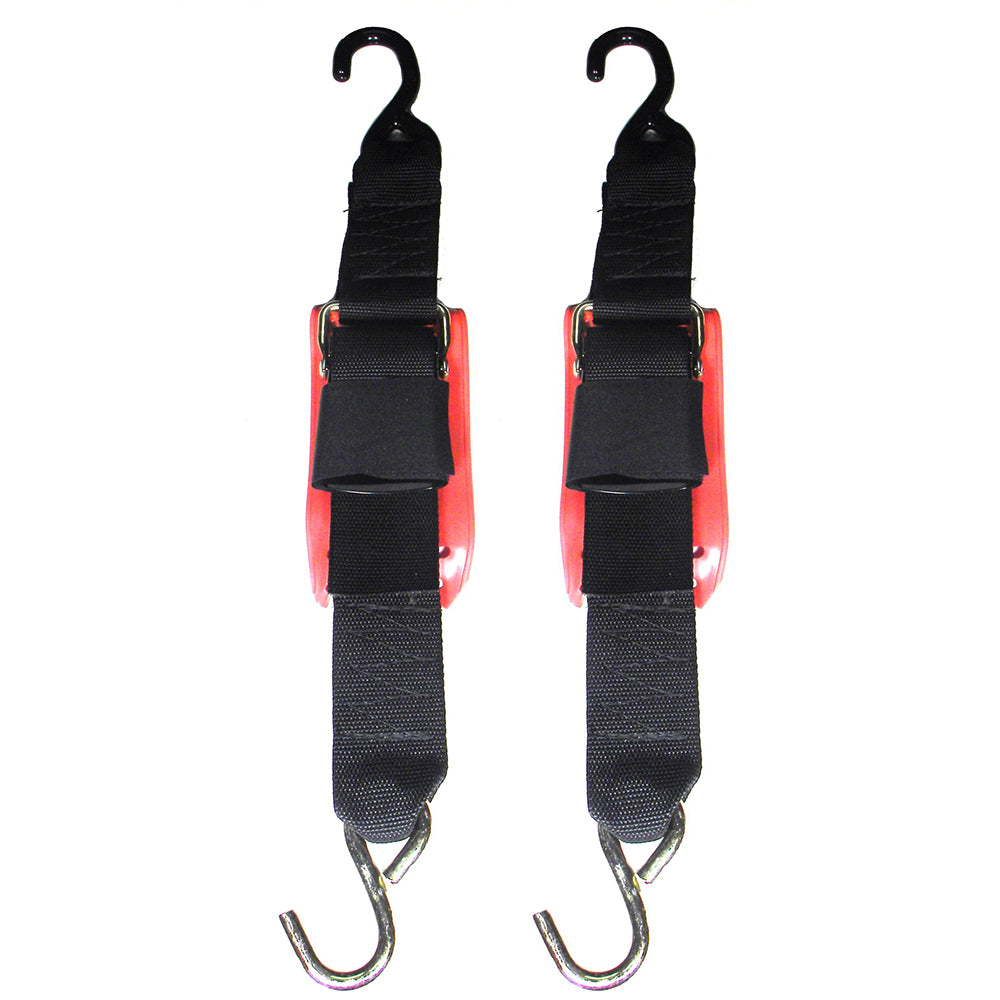 Rod Saver Quick Release Trailer Tie-Down w/Vinyl Pad – 2″ x 6 – Pair [QRTD6VP] Discount