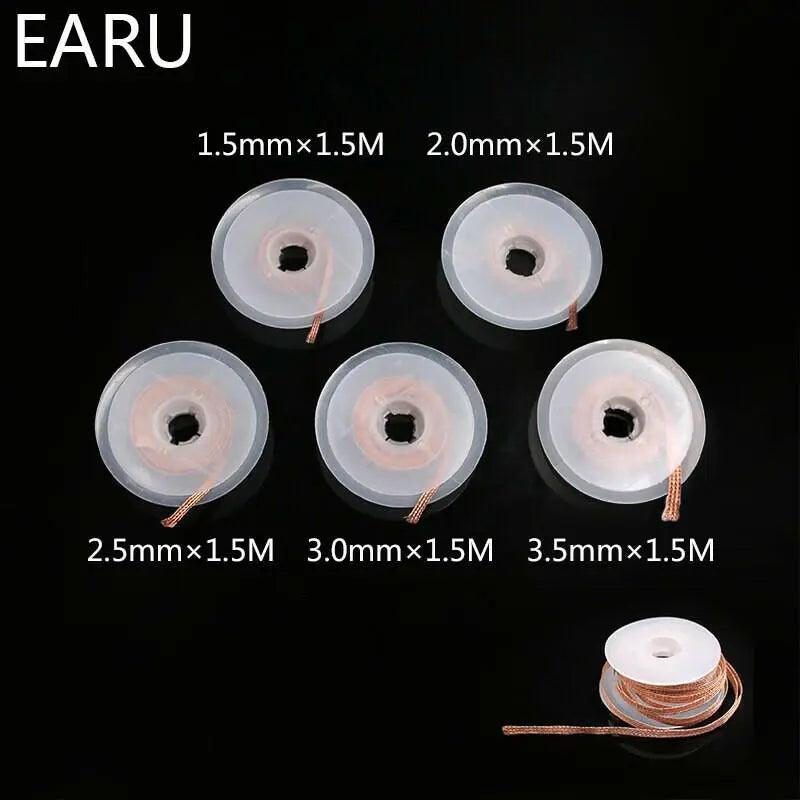 Flux Sucker Solder Remover|1.5mm 2mm 2.5mm 3mm 3.5mm Width 1.5M Length Online Sale