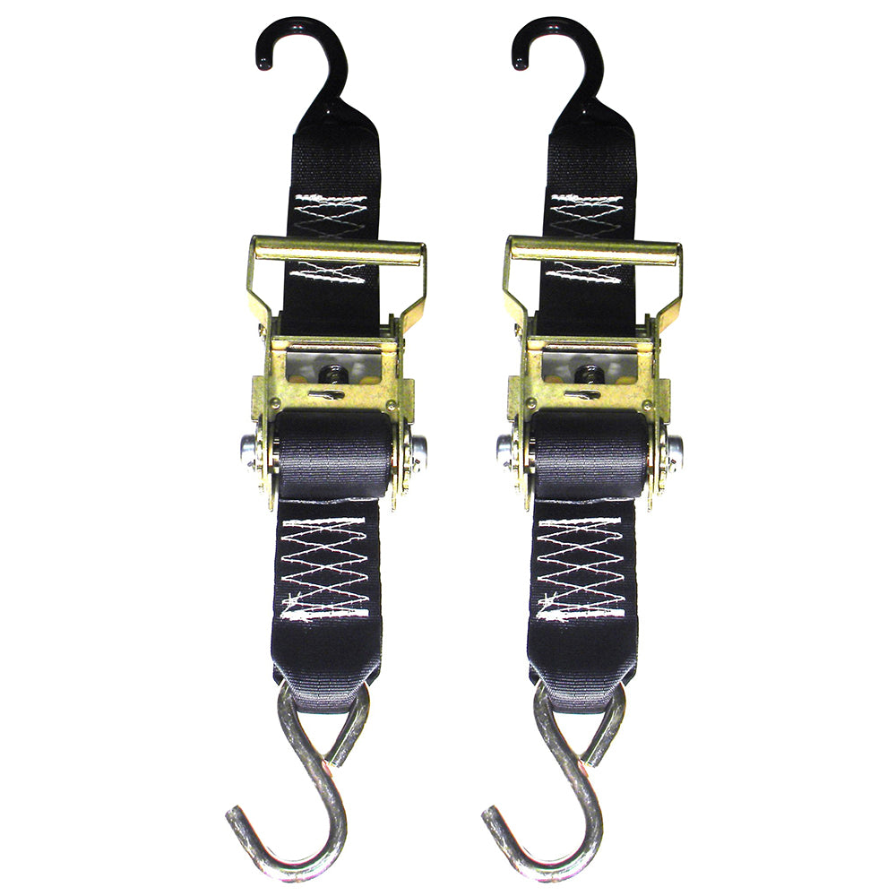 Rod Saver Heavy-Duty Ratchet Trailer Tie-Down – 2″ x 3 – Pair [R2TTD3] Online Hot Sale