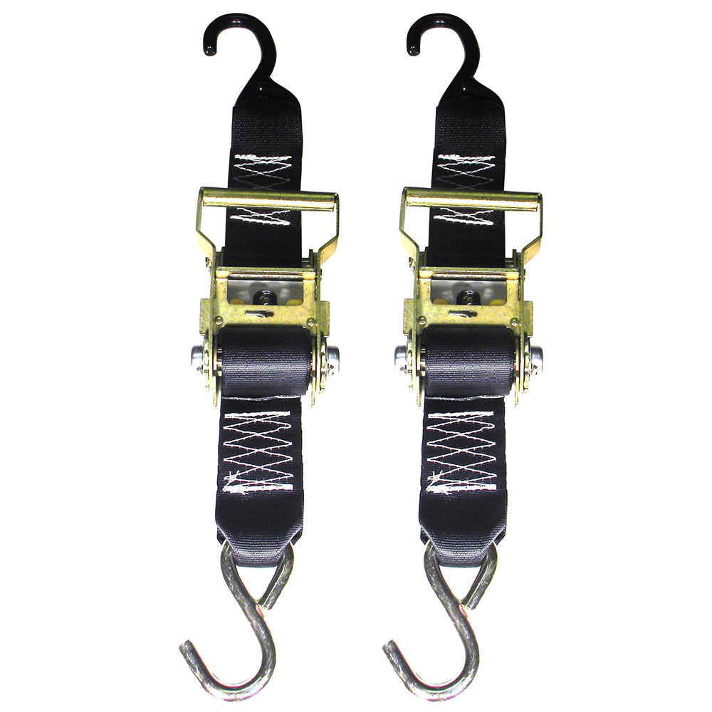 Rod Saver Heavy-Duty Ratchet Trailer Tie-Down – 2″ x 3 – Pair [R2TTD3] Online Hot Sale