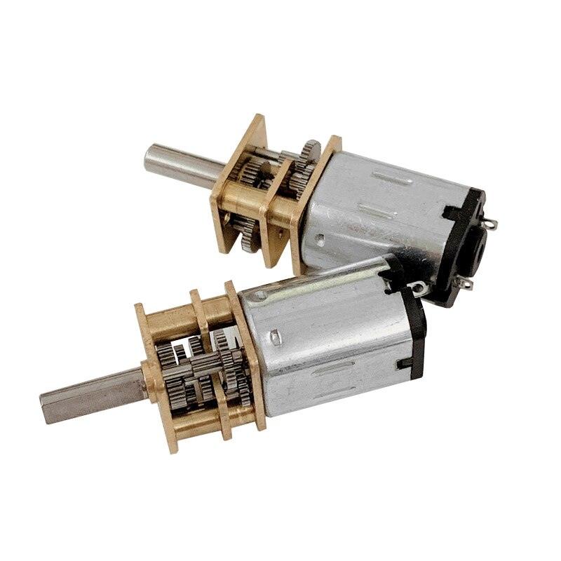 GA12-N20 DC 3V 6V 12V Micro Metal Gear Motor Gear Wheel Gear Motor 30RPM up to 1000RPM Online