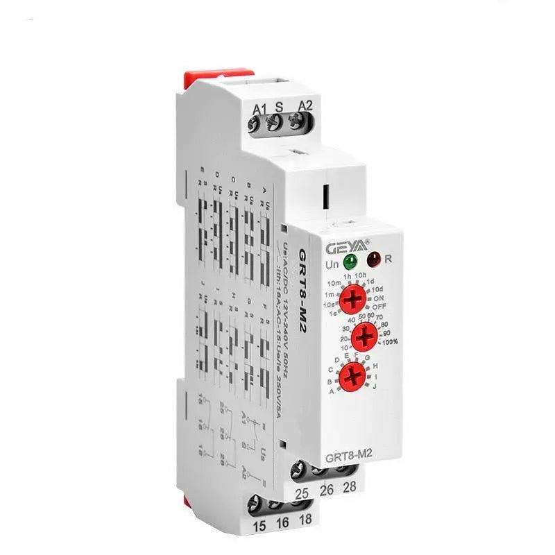 GEYA- GRT8-M 16A Multifunction Timer Relay| AC DC 12V-230V Optional Sale
