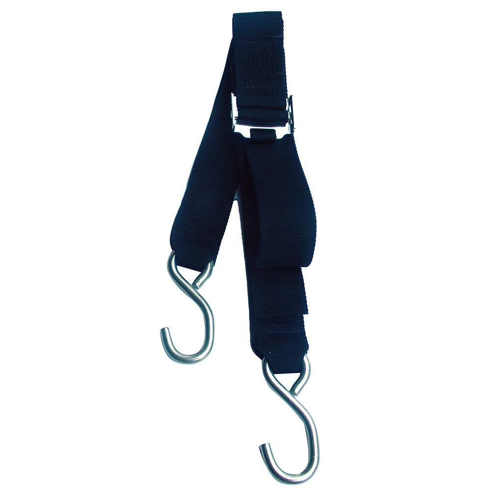 Rod Saver Stainless Steel Roller Buckle Gunwale Tie-Down – 2″ x 10 [SS/GW210] on Sale