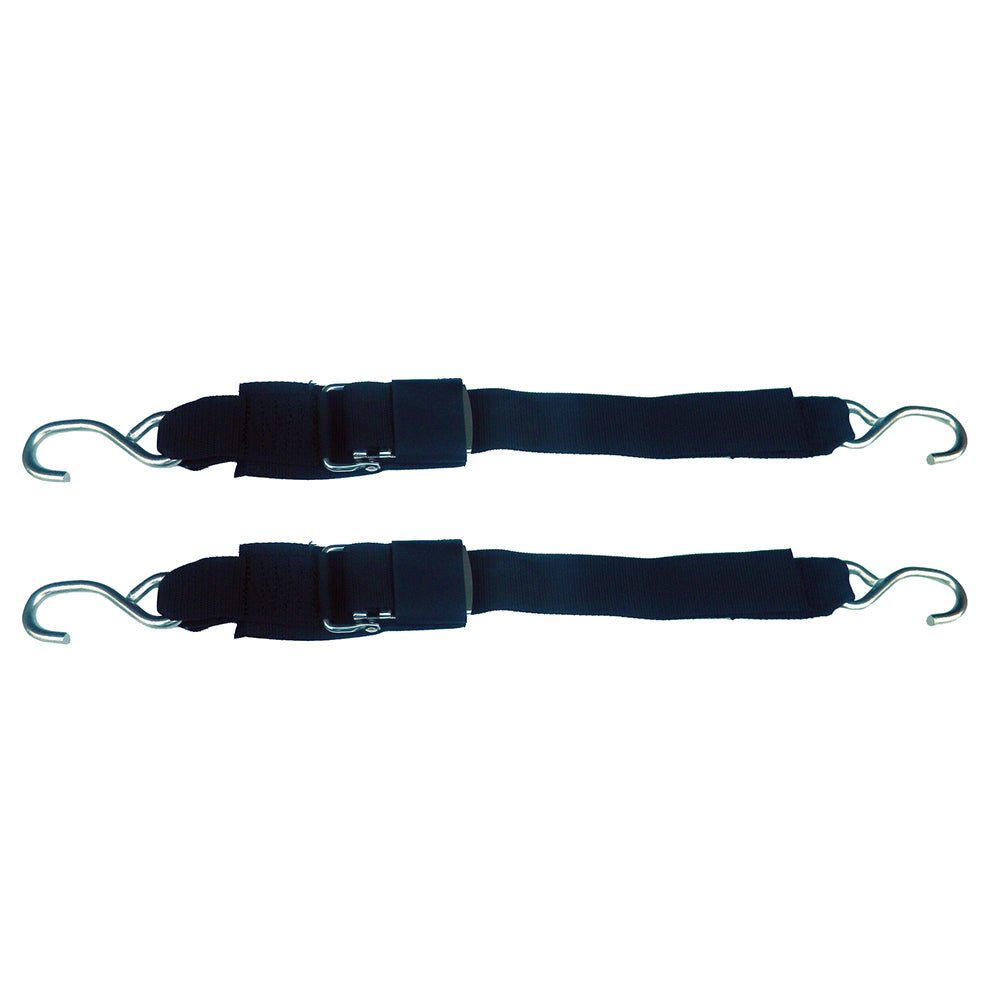 Rod Saver Stainless Steel Quick Release Transom Tie-Down – 2″ x 3 – Pair [SS/QRTD3] Fashion