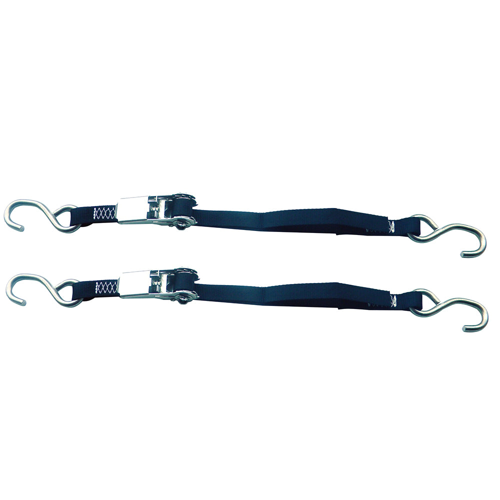 Rod Saver Stainless Steel Ratchet Tie-Down – 1″ x 3 – Pair [SSRTD3] Online Sale