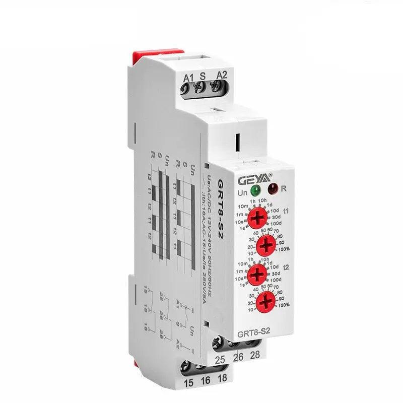 GEYA- GRT8-S Asymmetric Cycle Timer Relay|  AC/DC12V-240V optional Fashion