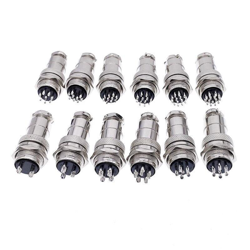 GX20 aviation circular connector Plug and socket 2Pin- 15pin Cable connectors Online Hot Sale