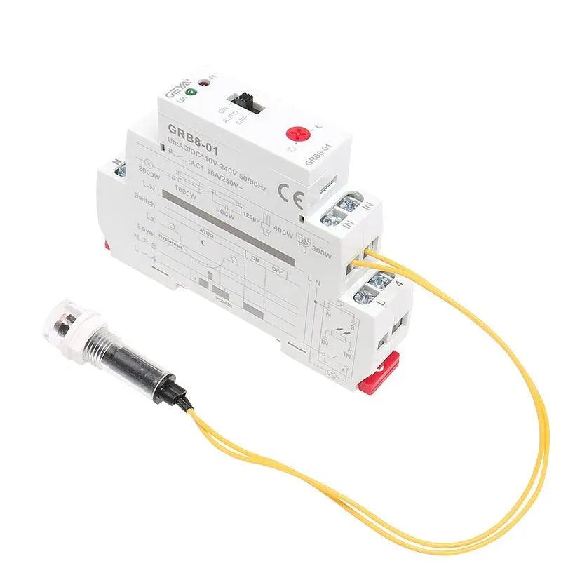 GEYA-  GRB8-01 Din rail Twilight Switch Photoelectric Timer Light Sensor Relay Fashion