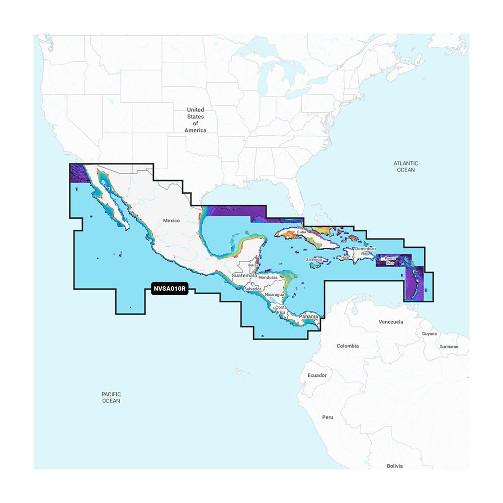 Garmin Navionics Vision+ NVSA010R Central America  Caribbean [010-C1451-00] Hot on Sale